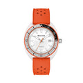 Snorkel Clownfish 41mm - White on Rubber Strap
