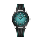 Seamaster Aqua Terra 150M Co-Axial Master Chronometer 41mm - Turquoise on Rubber Strap