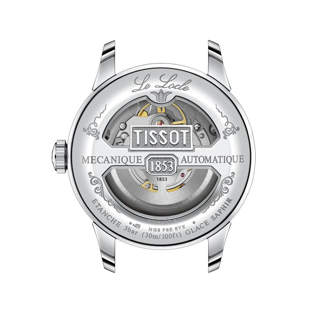 Le Locle Powermatic 80 39.3mm - Silver and Gold Bezel on Bracelet
