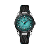 Seamaster Aqua Terra 150M Co-Axial Master Chronometer 38mm - Turquoise on Rubber Strap