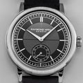 Millesime Men's Automatic Small Seconds Sector Dial 39.5mm - Anthracite on Leather Strap
