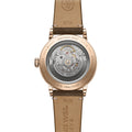 Millesime Men's Automatic Sector Dial 39.5mm - Silver on Leather Strap