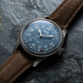 Big Crown Pointer Date 40mm - Blue on Leather Strap