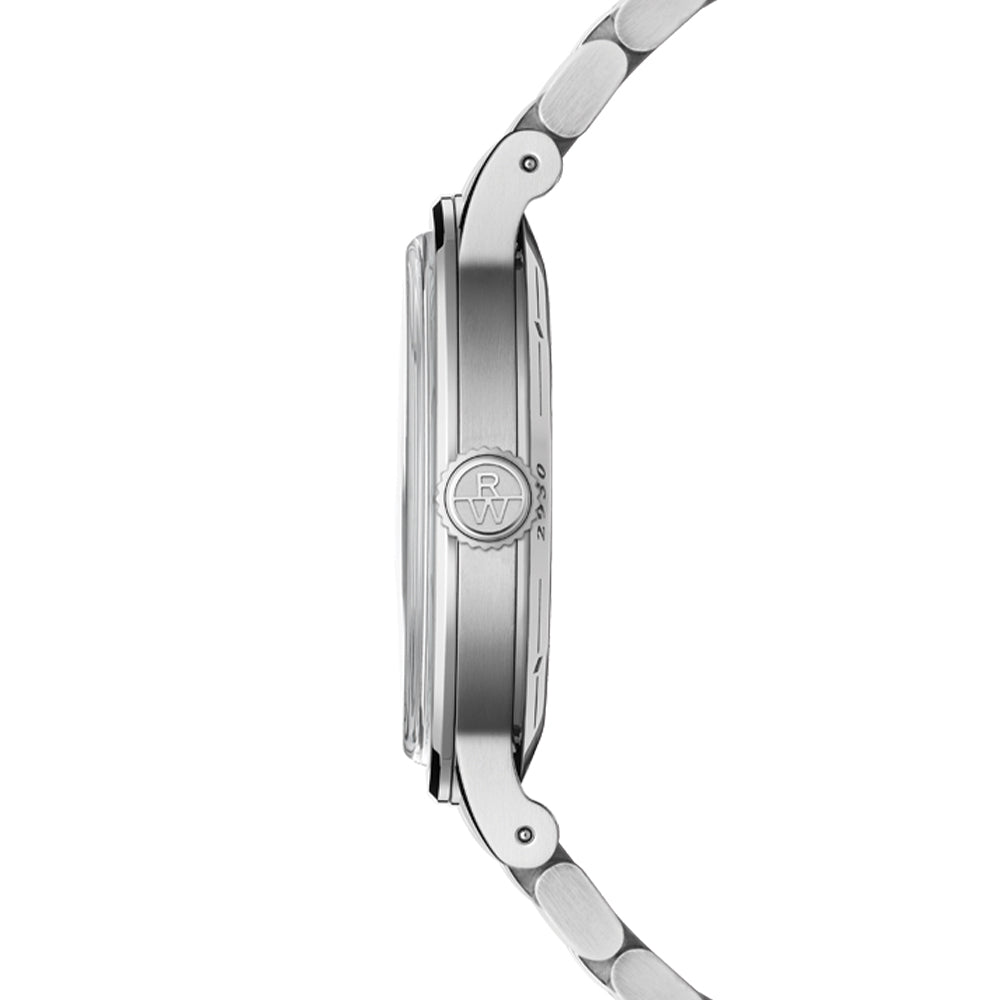 Millesime Men's Automatic Small Seconds Sector Dial 39.5mm - Grey on Bracelet