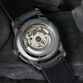 Excellence Le Regulateur Grand Feu Enamel 39mm - Ivory on Leather Strap