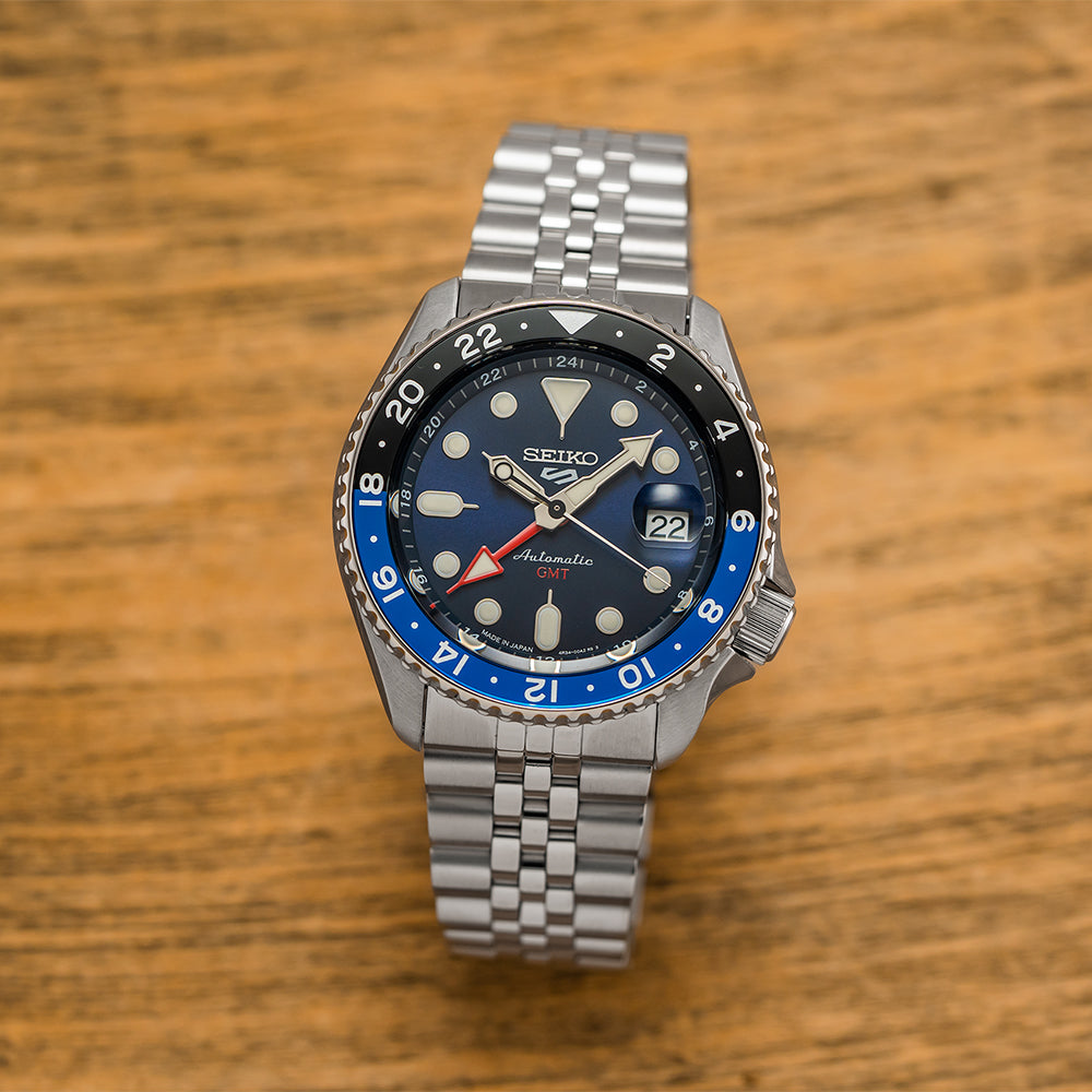 SSK003 5 Sports SKX GMT 42.5mm - Blue on Bracelet