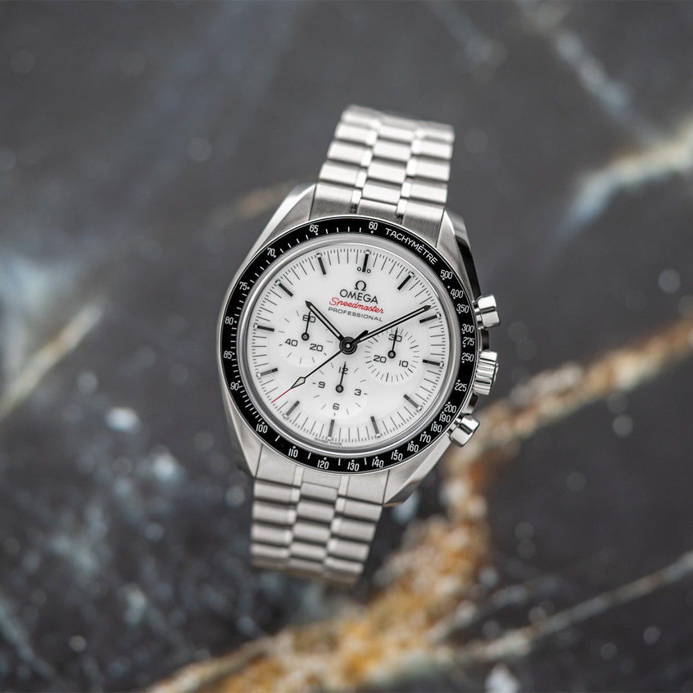 Speedmaster Moonwatch Professional Sapphire Bracelet - White