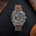 Stratos UTC Automatic 41mm - Grey on Leather Strap