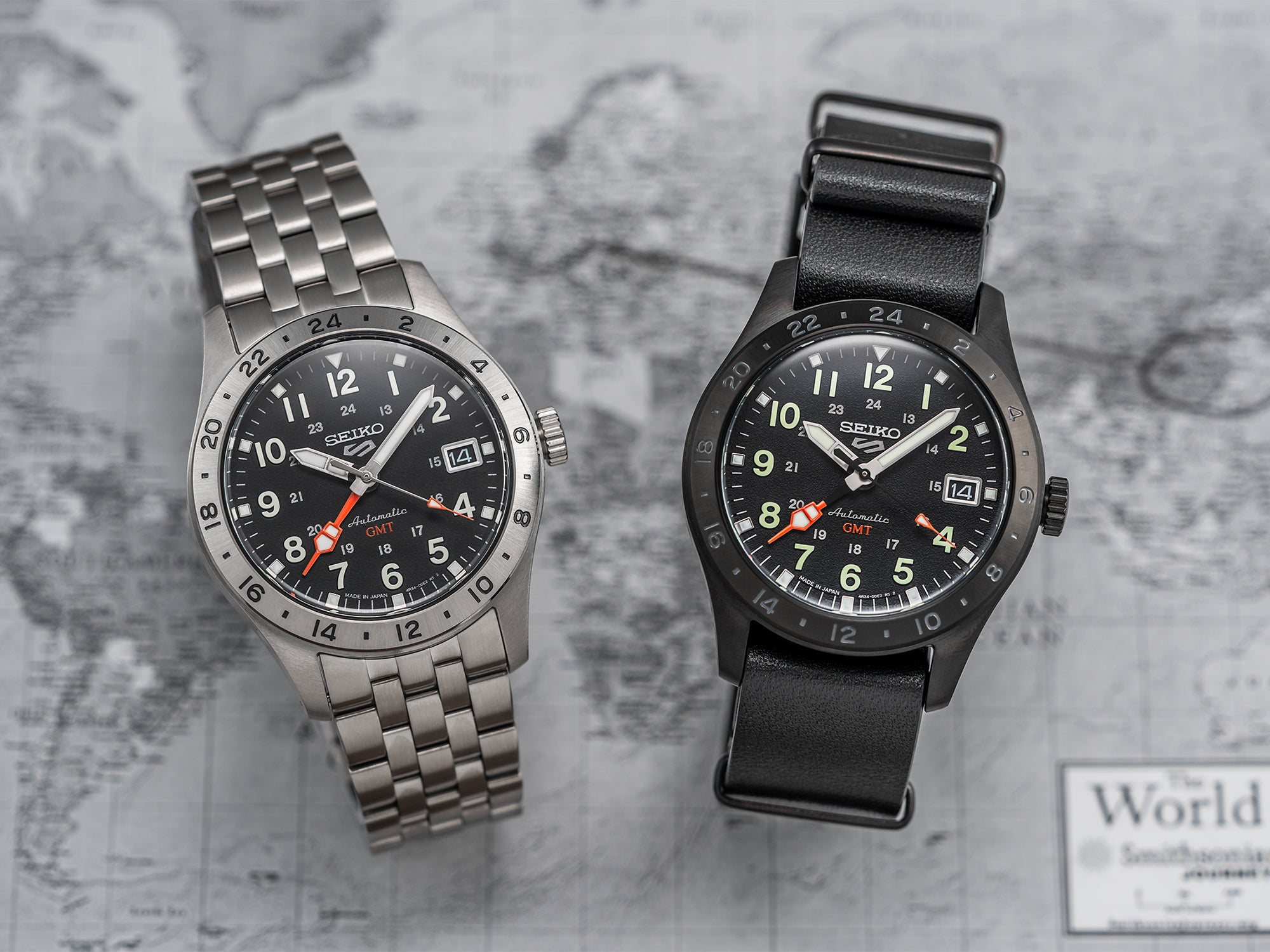 Seiko 5 Field GMT SSK023 & SSK025