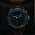 Premier B15 Duograph 42mm - Blue on Leather Strap