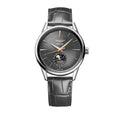 Flagship Heritage Moonphase 38.5mm - Sunray Anthracite on Leather Strap