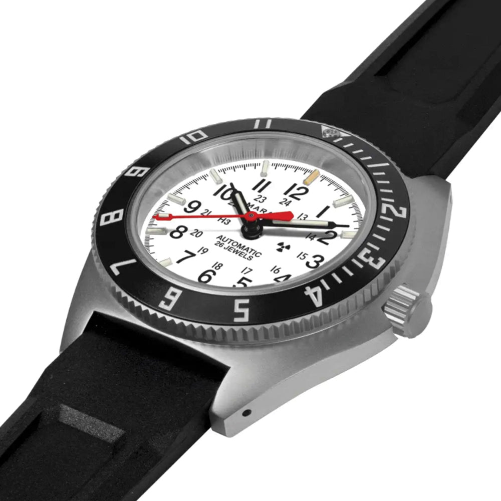 SSNAV-D 41mm - Arctic on Rubber Strap