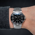 Aquis Date 2024 41.5mm - Black on Bracelet