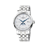 Teutonia IV Moonphase 41mm - White on Bracelet