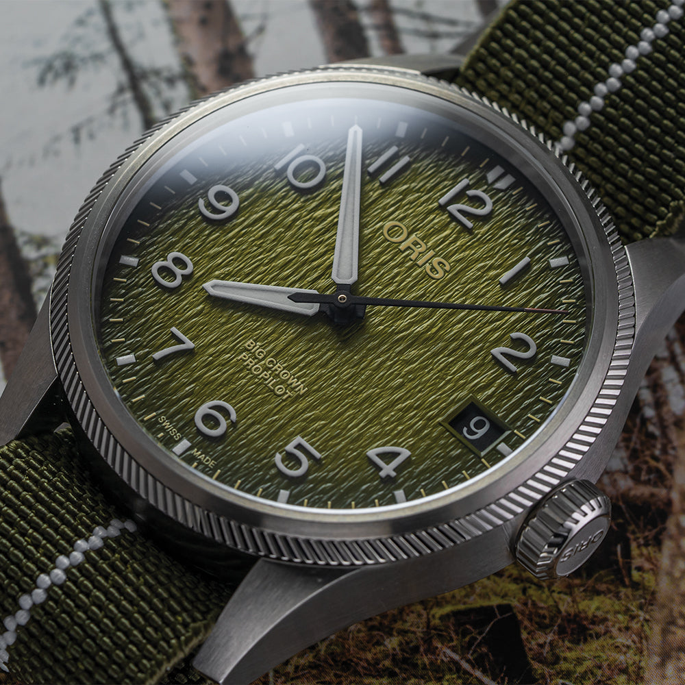 Okavango Air Rescue Limited Edition 41mm - Green on Textile Strap