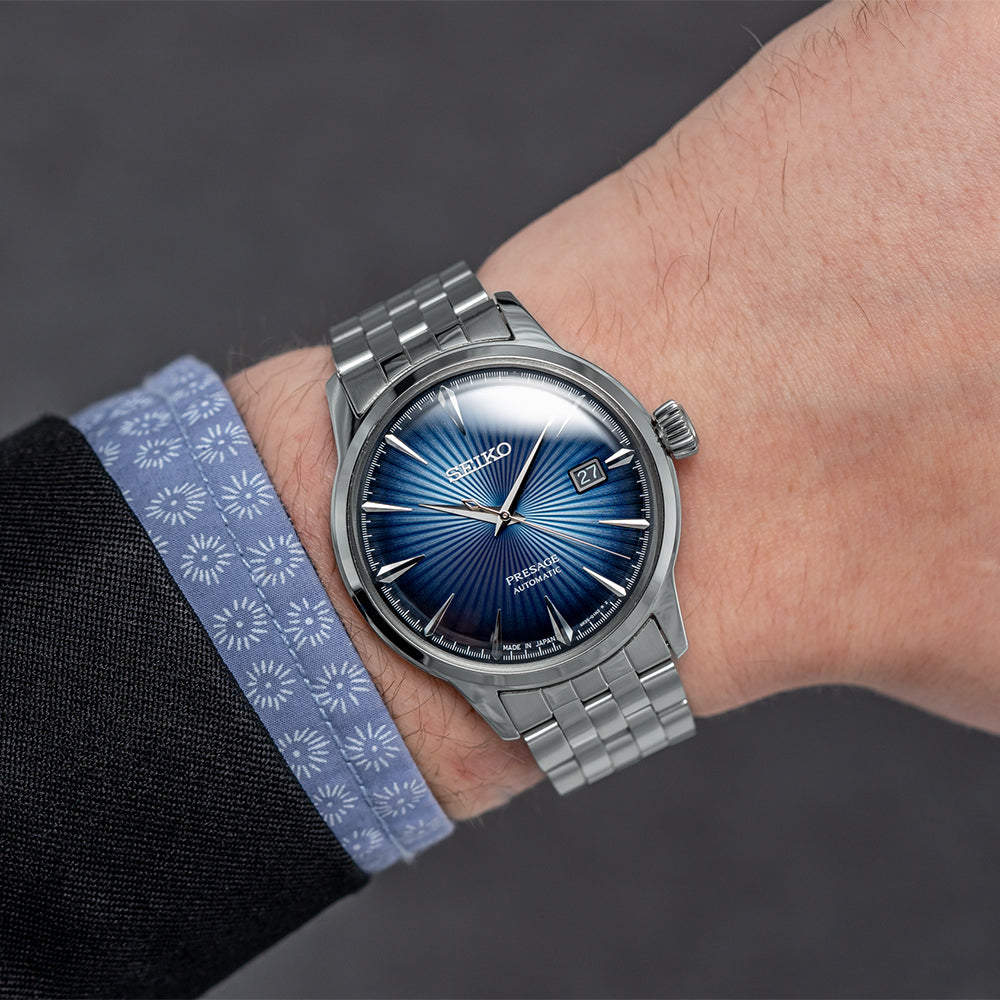 SRPB41 Presage Cocktail Time 40.5mm - Blue on Bracelet