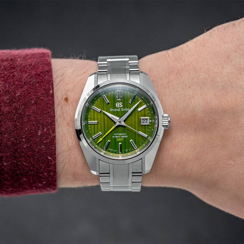 SBGJ259 "A Bamboo Garden Path" USA Special Edition Heritage Hi-Beat 36000 40mm - Green on Bracelet