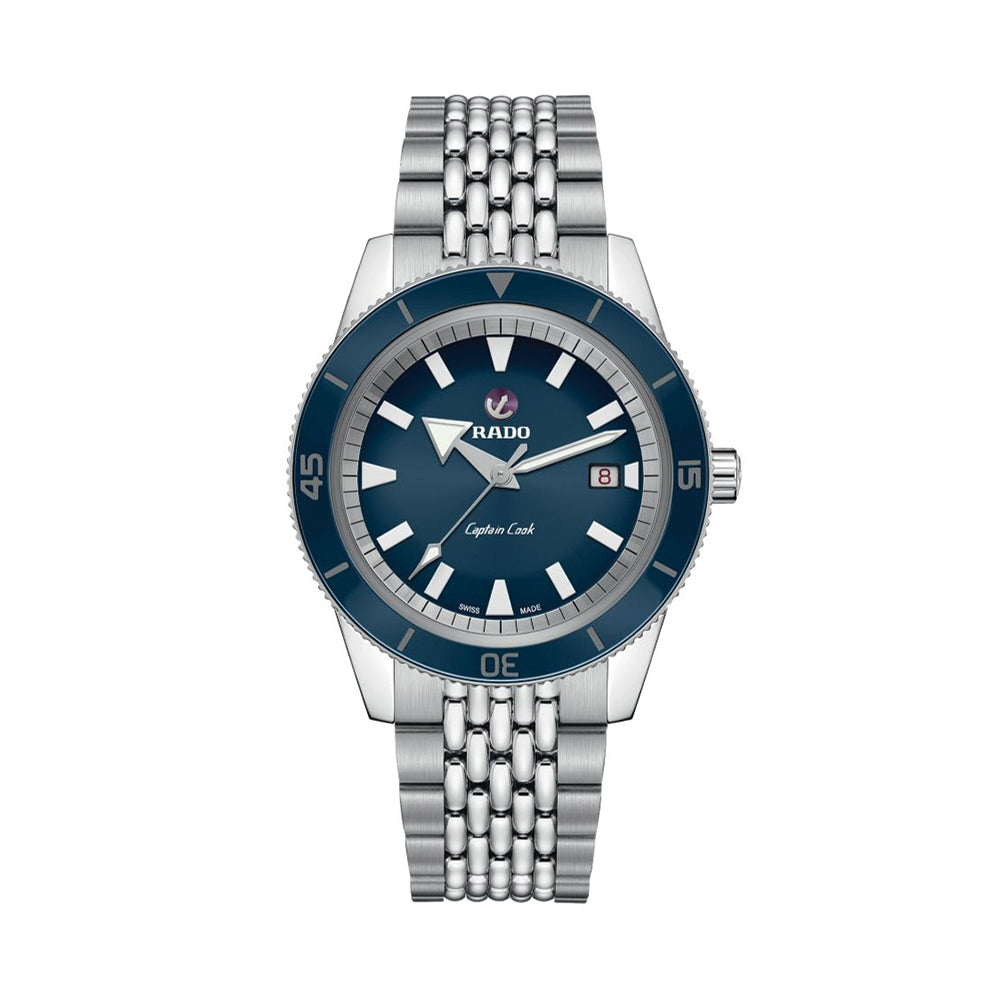 Captain Cook Automatic 42mm - Blue on Bracelet
