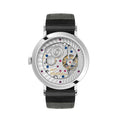 Tangente 2Date 37.5mm - White on Leather Strap