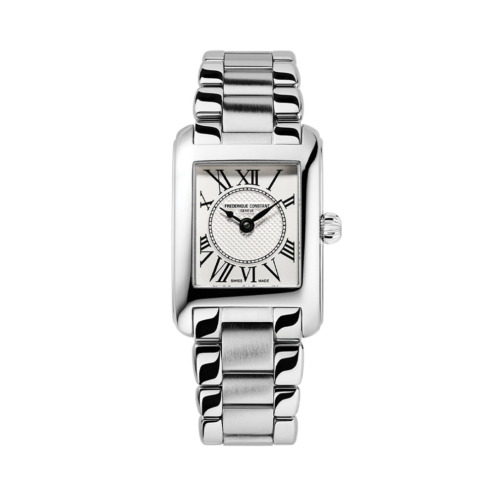 Classic Carrée Ladies 23mm - Silver on Bracelet