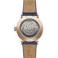 Millesime Automatic Moonphase Rose Gold PVD 39.5mm - Midnight Blue on Leather Strap