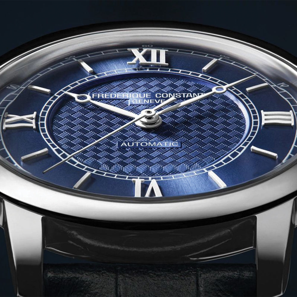 Classics Premiere Automatic 38.5mm - Blue on Leather Strap
