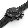 American Classic Intra-Matic Auto Chrono PVD 40mm - Black on Leather Strap