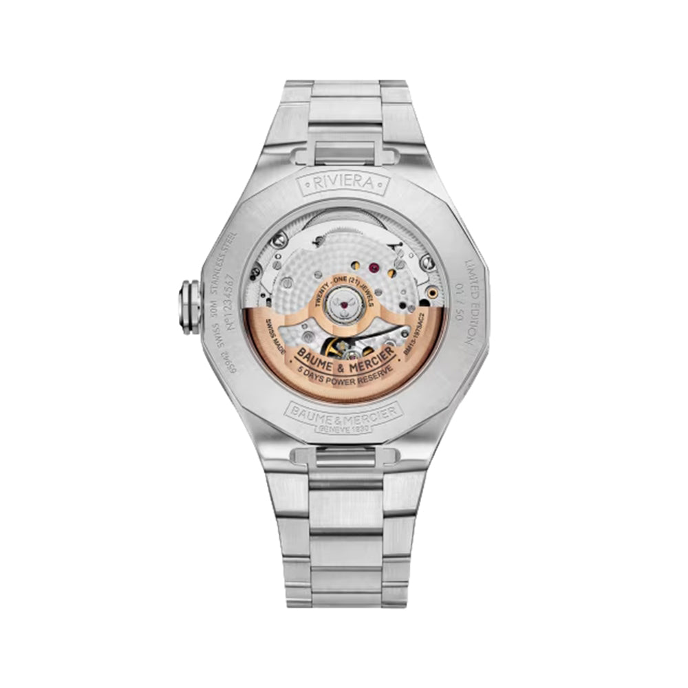 Riviera 10786 Perpetual Calendar Limited Edition Automatic 40mm - Grey on Bracelet