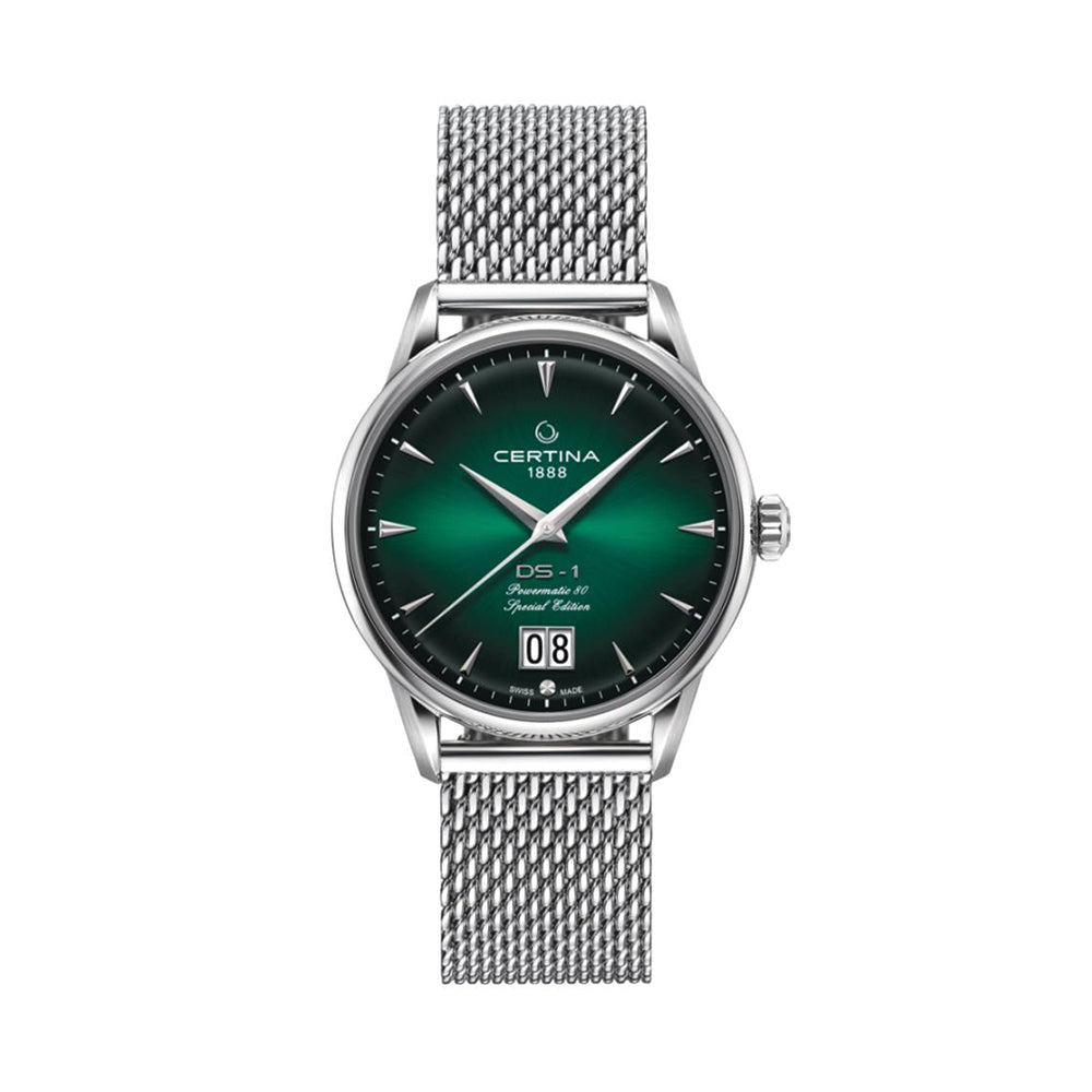 DS-1 Big Date Special Edition 41mm - Green on Bracelet