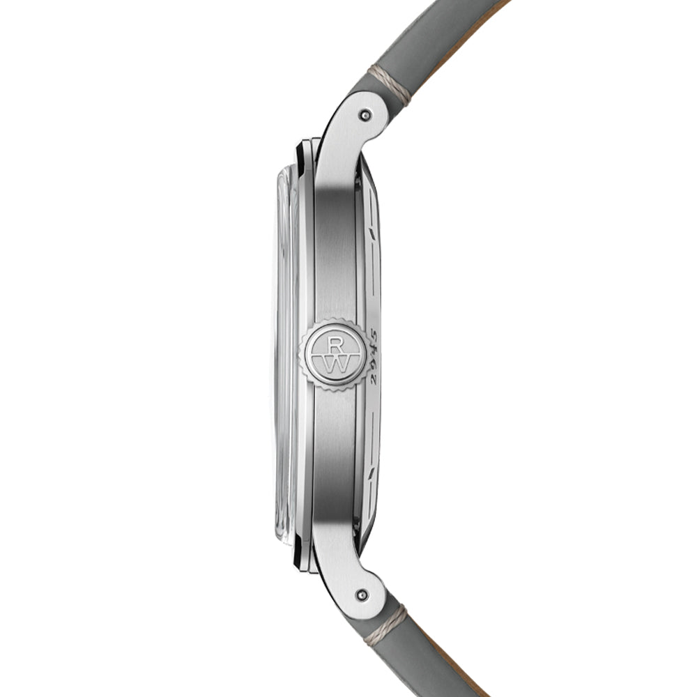 Millesime Automatic Moonphase 39.5mm - Silver on Leather Strap