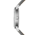 Millesime Automatic Moonphase 39.5mm - Silver on Leather Strap