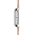 Max Bill Automatic 38mm - White on Leather Strap