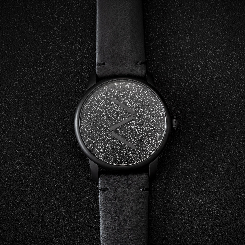 Excellence Le Régulateur Louis Erard x Olivier Mosset 42mm - Black on Leather Strap