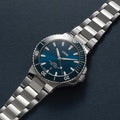 Aquis Date 43.5mm - Blue on Bracelet