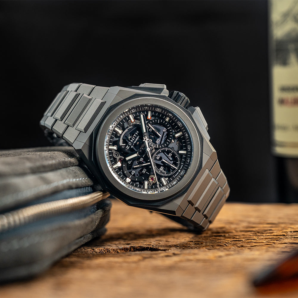Defy Extreme Skeleton Titanium 45mm - Grey on Bracelet