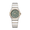 Constellation Diamonds Quartz Steel and Moonshine Gold 28mm - Green on Bracelet