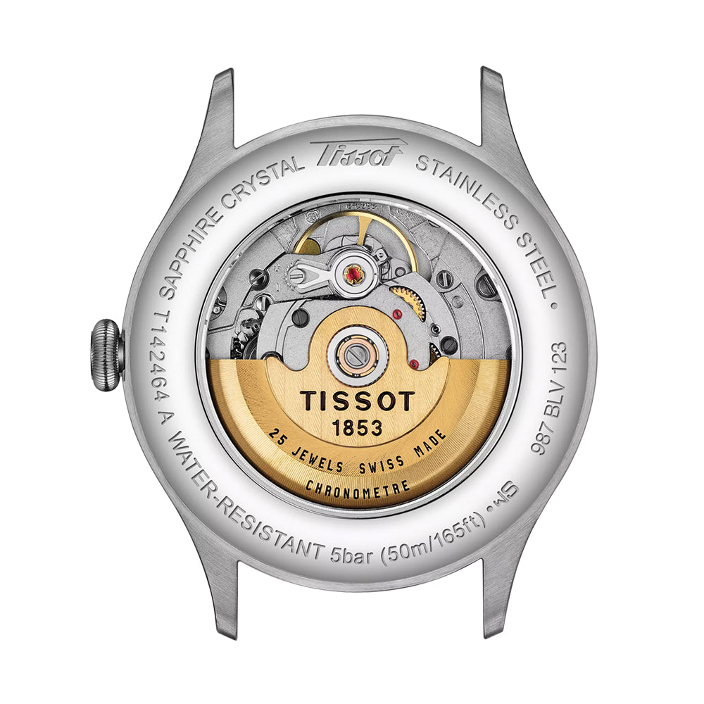 Heritage 1938 COSC 39mm - Salmon on Leather Strap