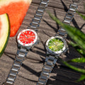 Aquis Date Taste of Summer 41.5mm -  Green on Bracelet