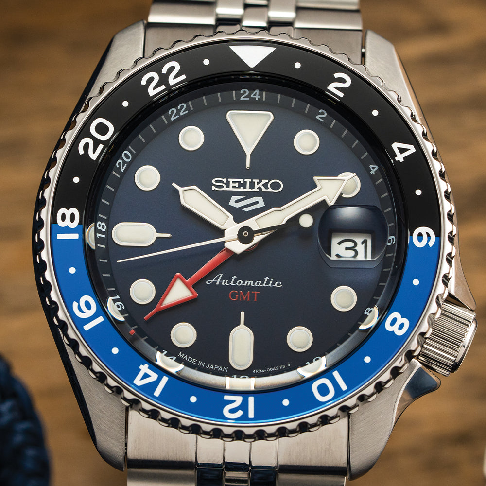 SSK003 5 Sports SKX GMT 42.5mm - Blue on Bracelet