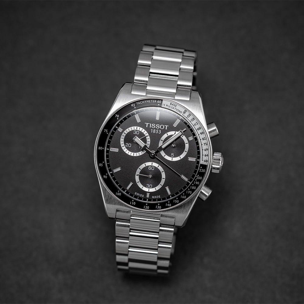 PR516 Quartz Chronograph 40mm - Black on Bracelet