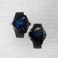 Ventura XXL Bright Dune Limited Edition Quartz Black PVD 52mm x 48mm - Black on Rubber Strap
