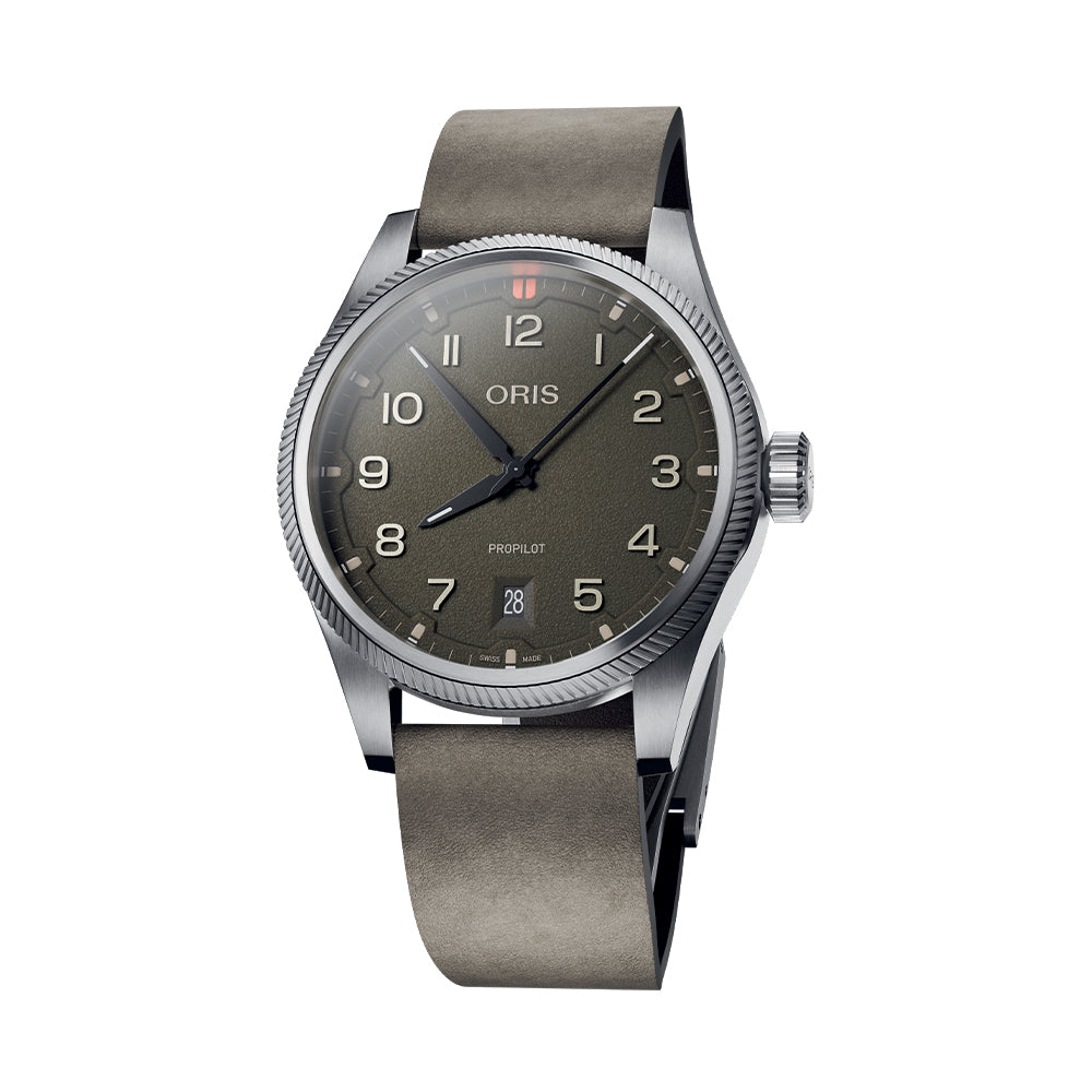 ProPilot Date 41mm - Moss Green on Leather Strap