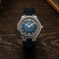 Riviera 10714 Automatic 39mm - Blue on Leather Strap