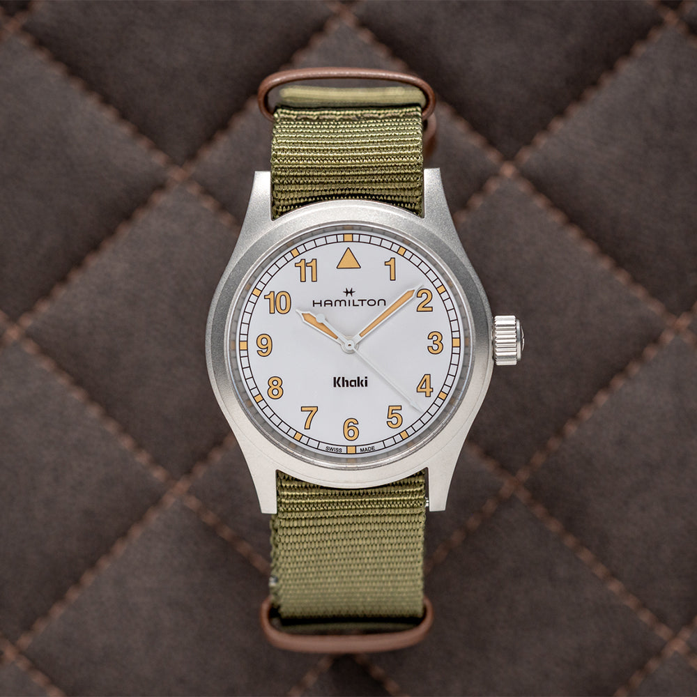 Khaki Field Quartz White Dial, 38mm