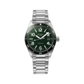 SeaQ Sapphire Caseback 39.5mm - Varnish Reed Green on Bracelet