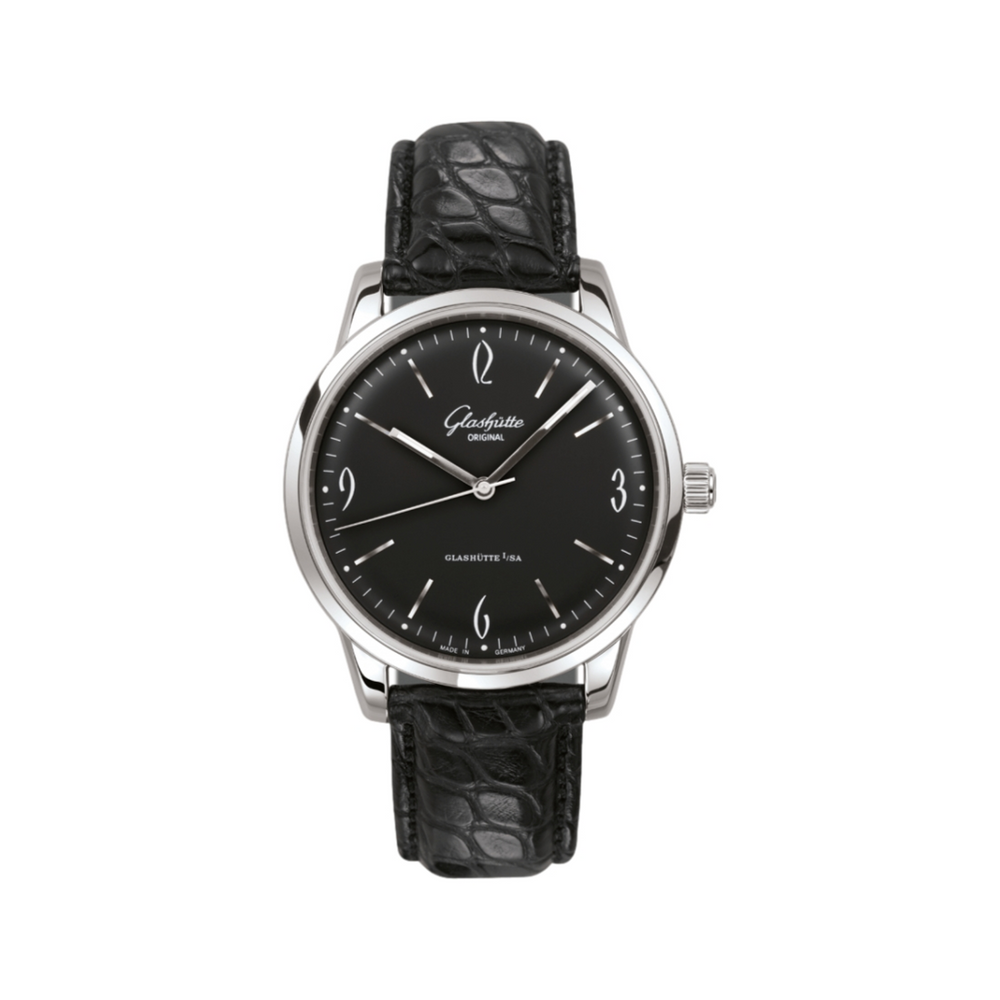 Sixties 39mm - Galvanized Black on Strap