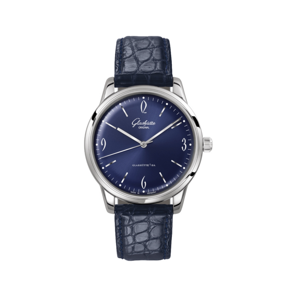 Sixties Galvanized Blue 39mm - Stainless Steel on Strap