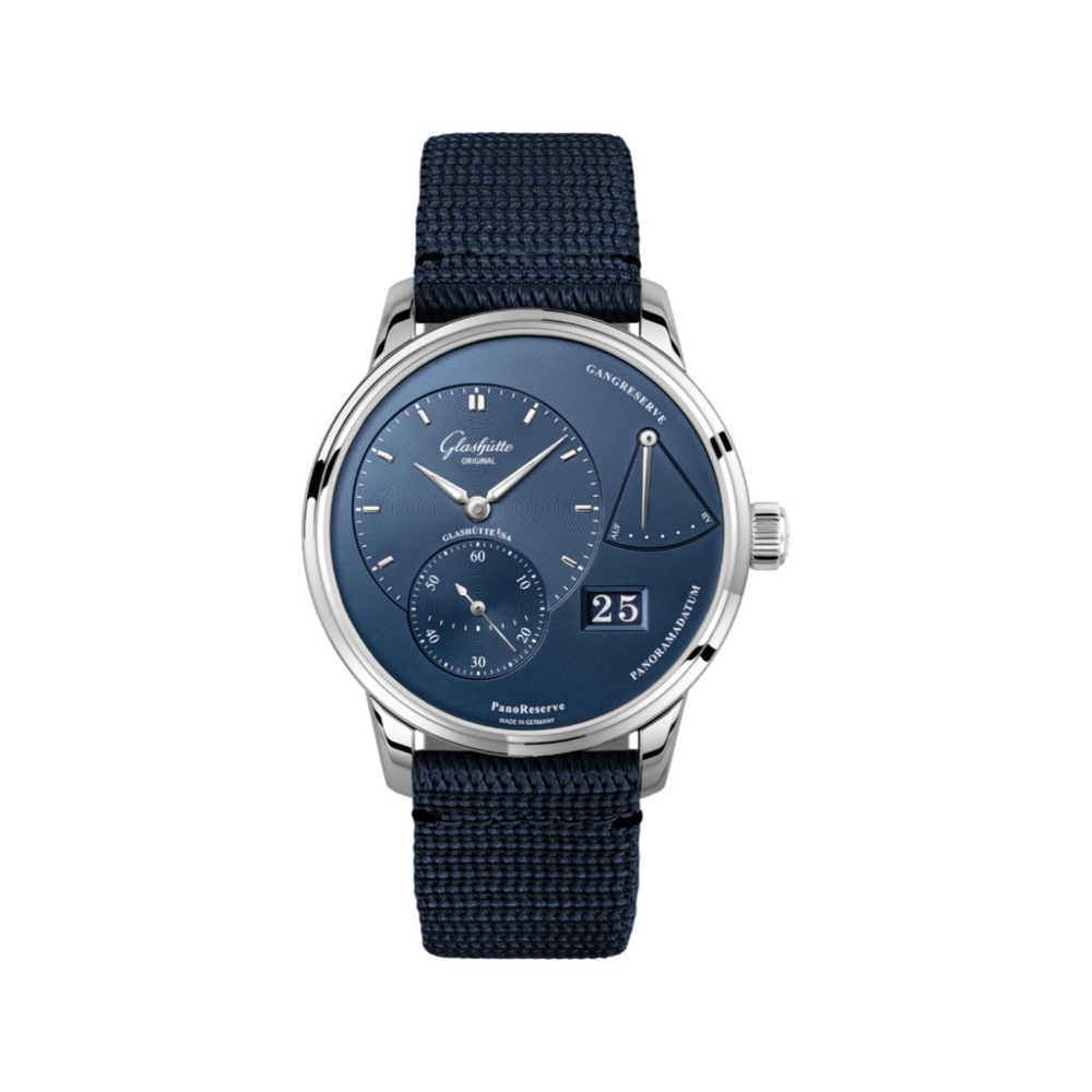 PanoReserve Galvanized Blue 40mm - Stainless Steel on Strap