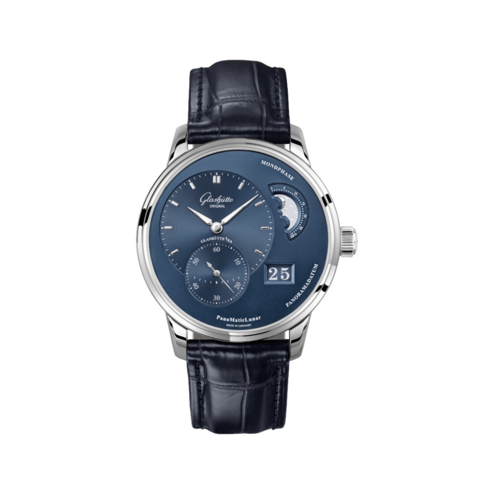 PanoMaticLunar 40mm - Blue on Strap