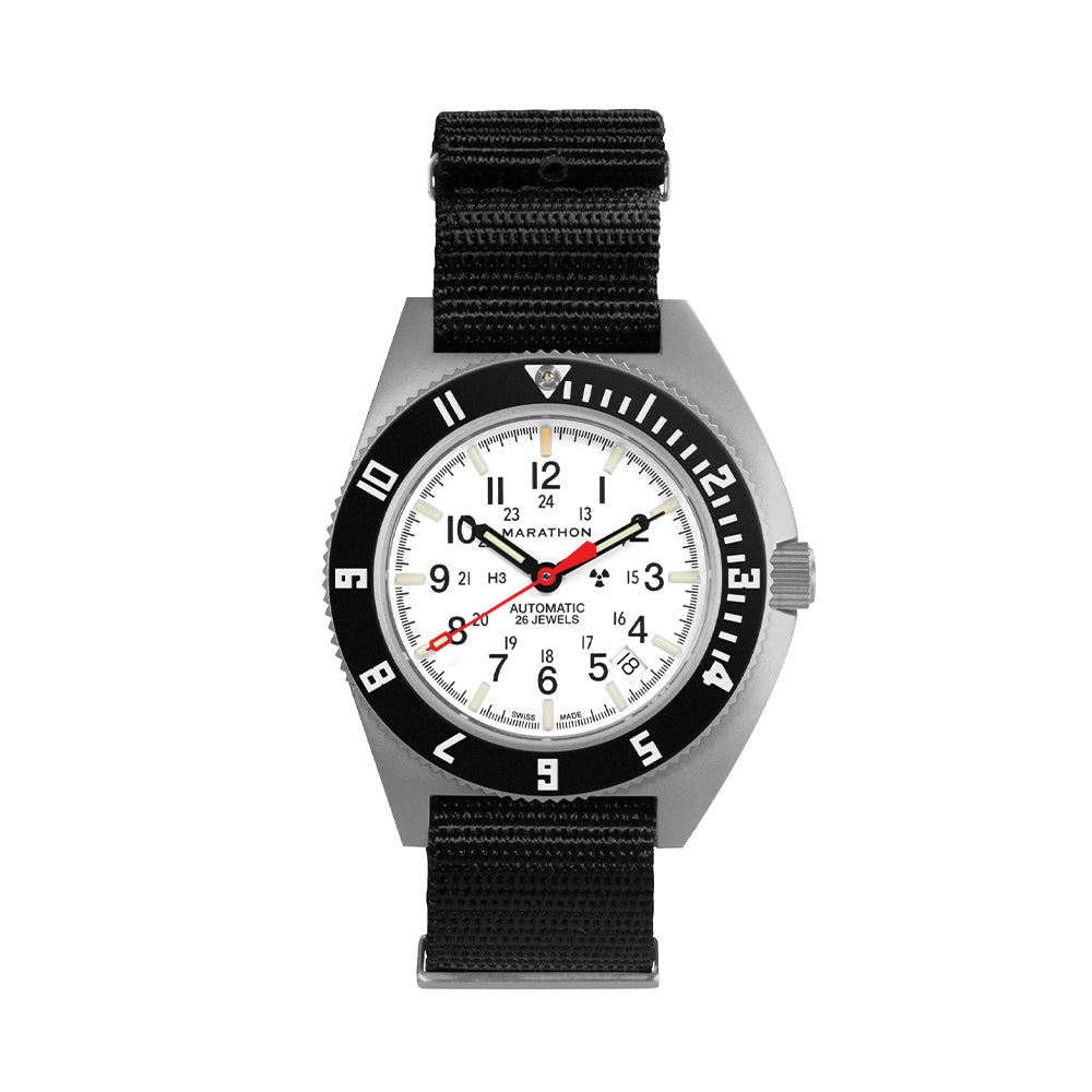 SSNAV-D 41mm - Arctic on Nylon Defense Standard Strap